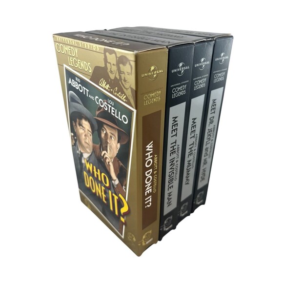 ABBOTT AND COSTELLO Lot of 4 VHS Tapes Comedy Legends 5.5 Hours TESTED - Picture 13 of 16
